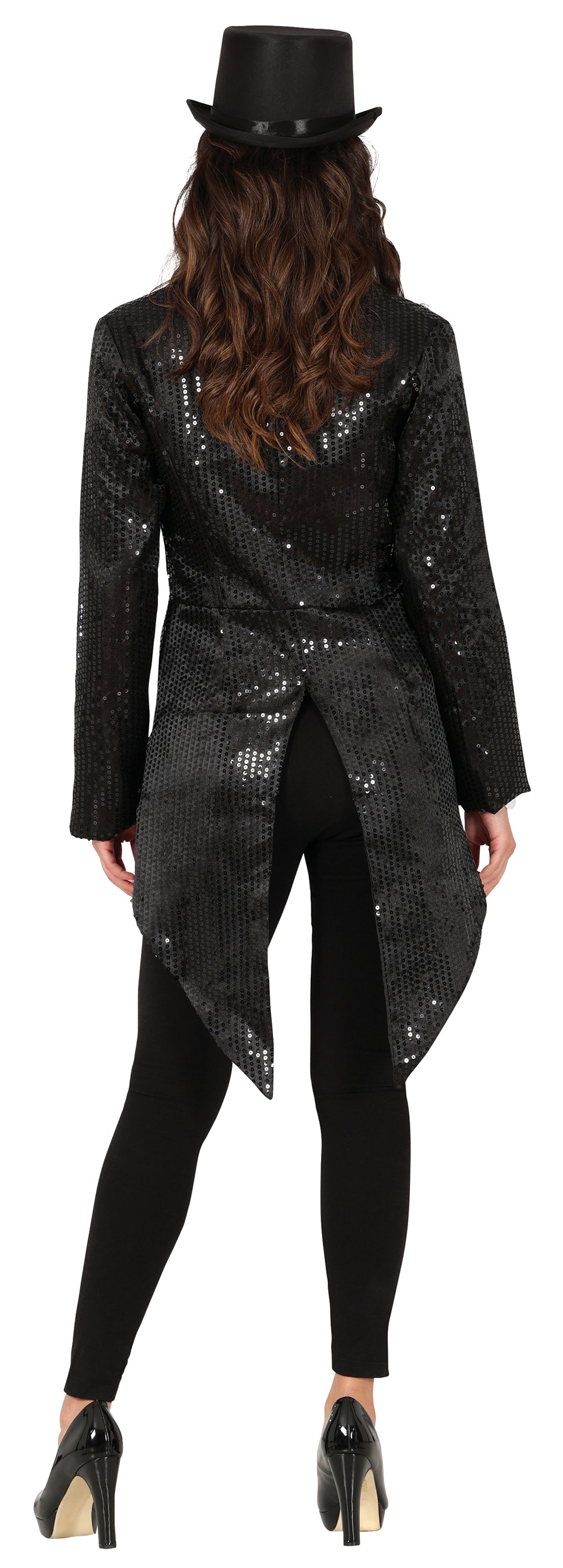 BLACK SEQUIN TAIL