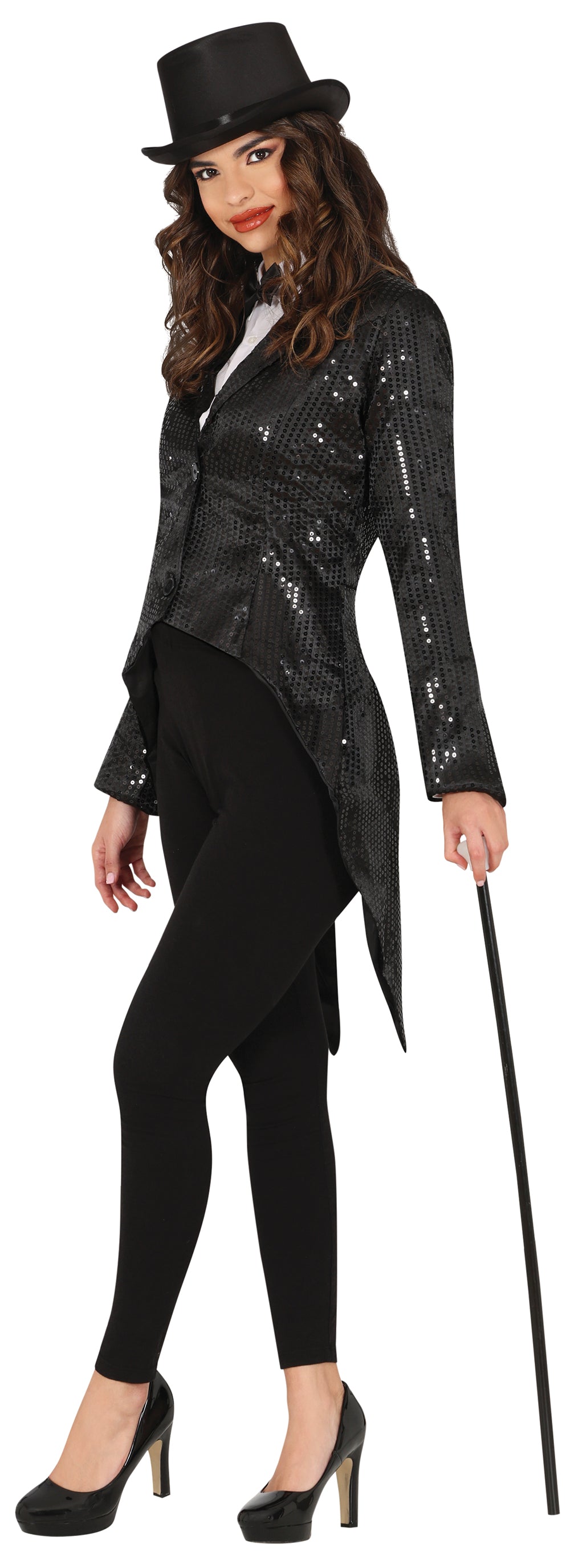 BLACK SEQUIN TAIL