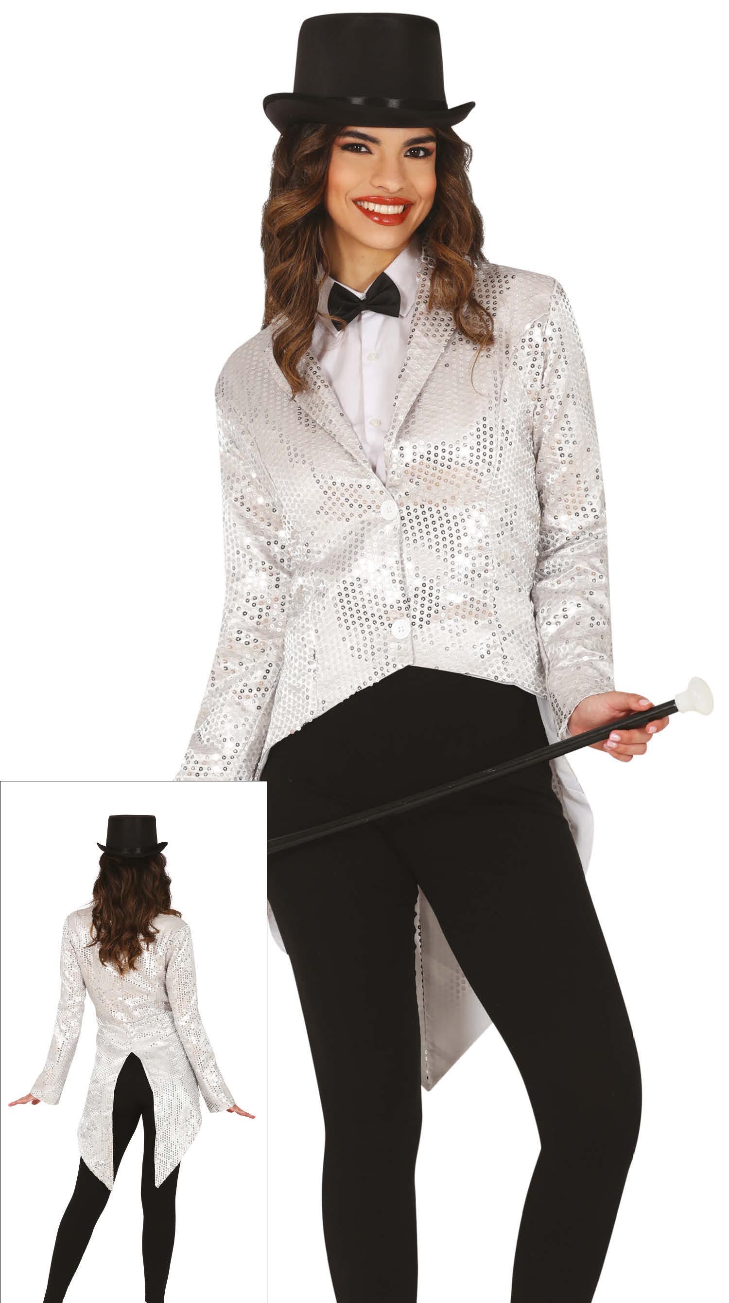 SILVER SEQUIN TAIL