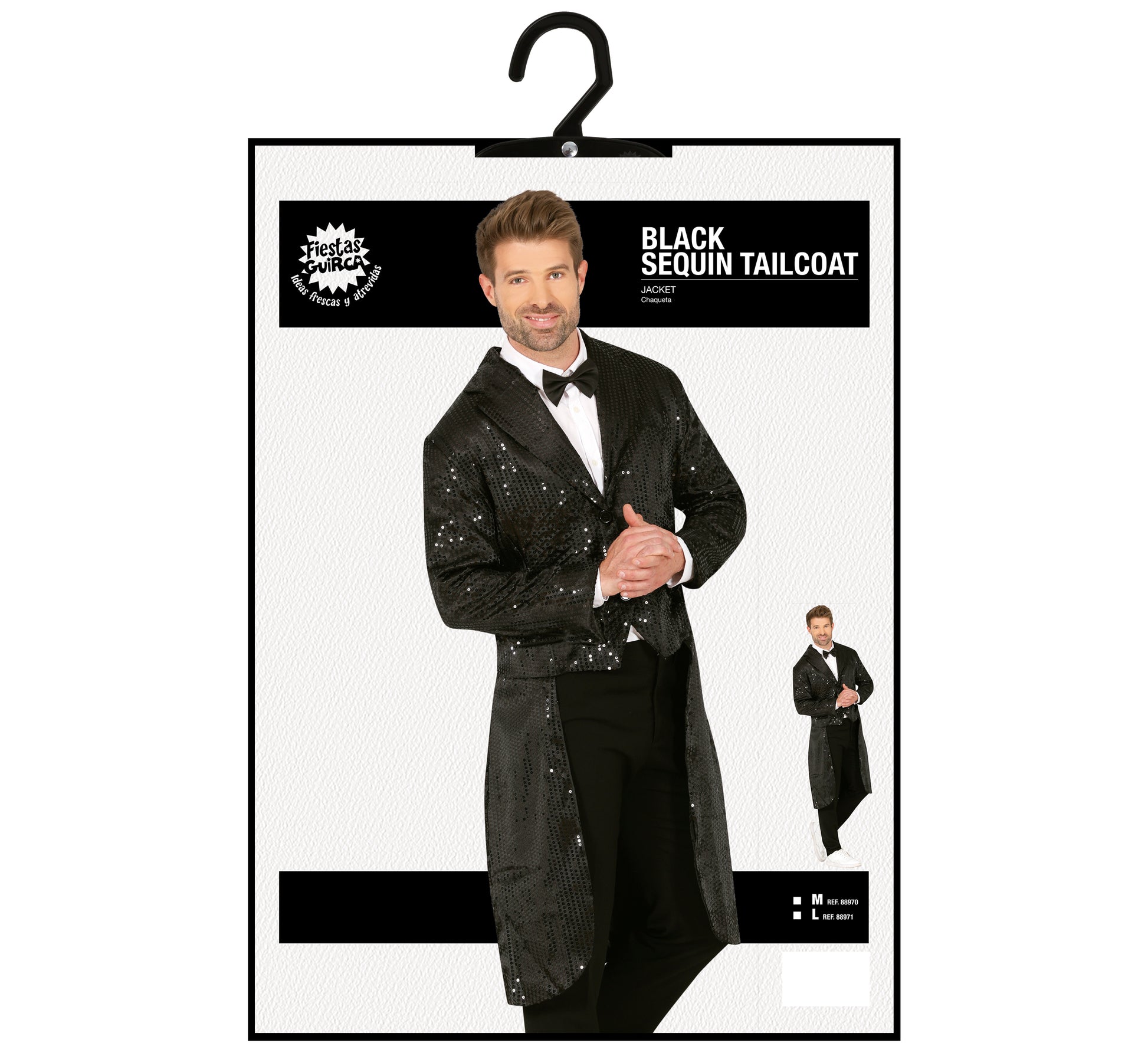 BLACK SEQUIN TAIL