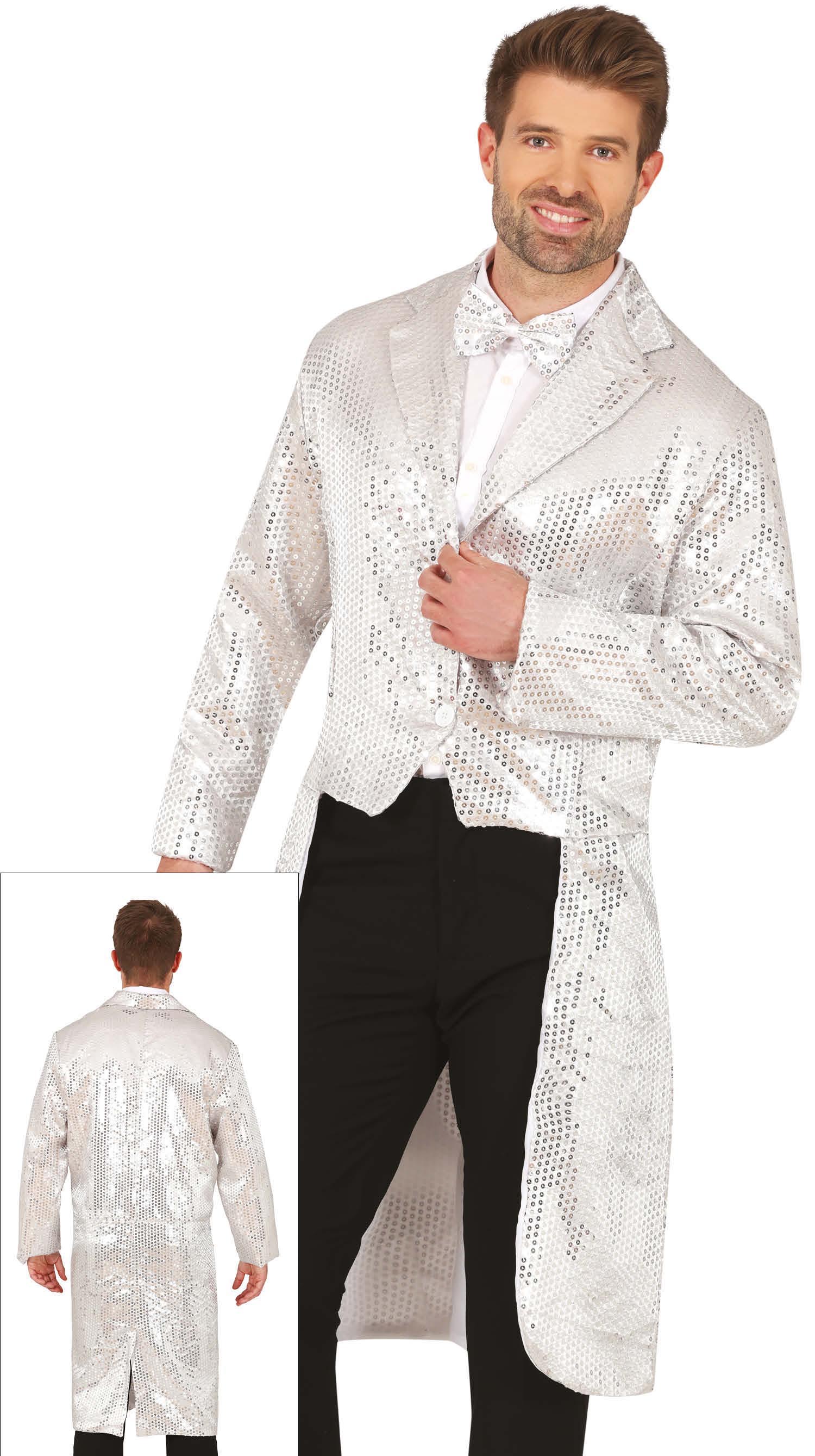 SILVER SEQUIN TAIL