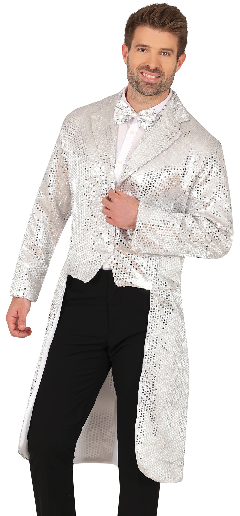 SILVER SEQUIN TAIL