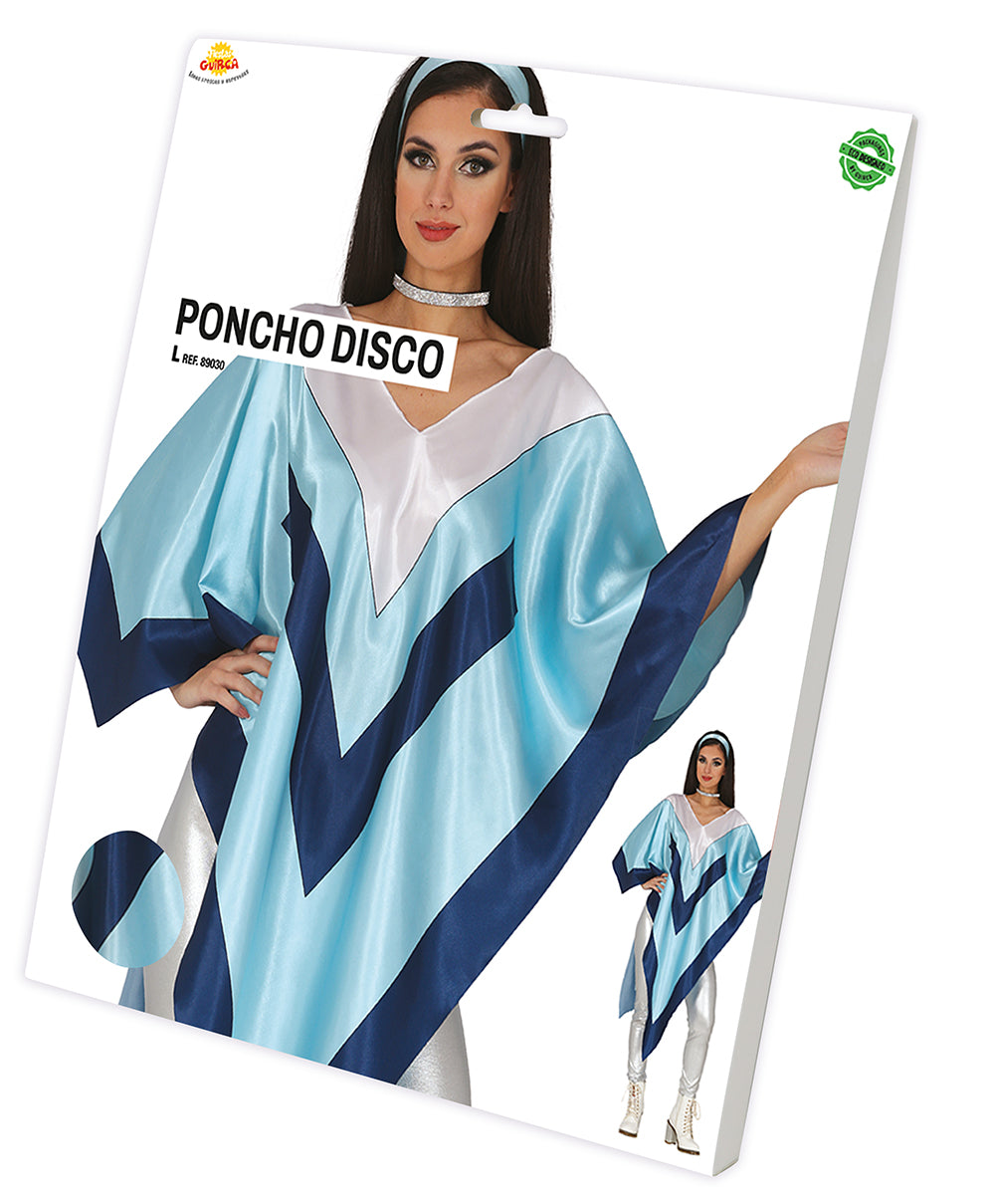DISCO PONCHO, ADULT, 42 - 44 (L)