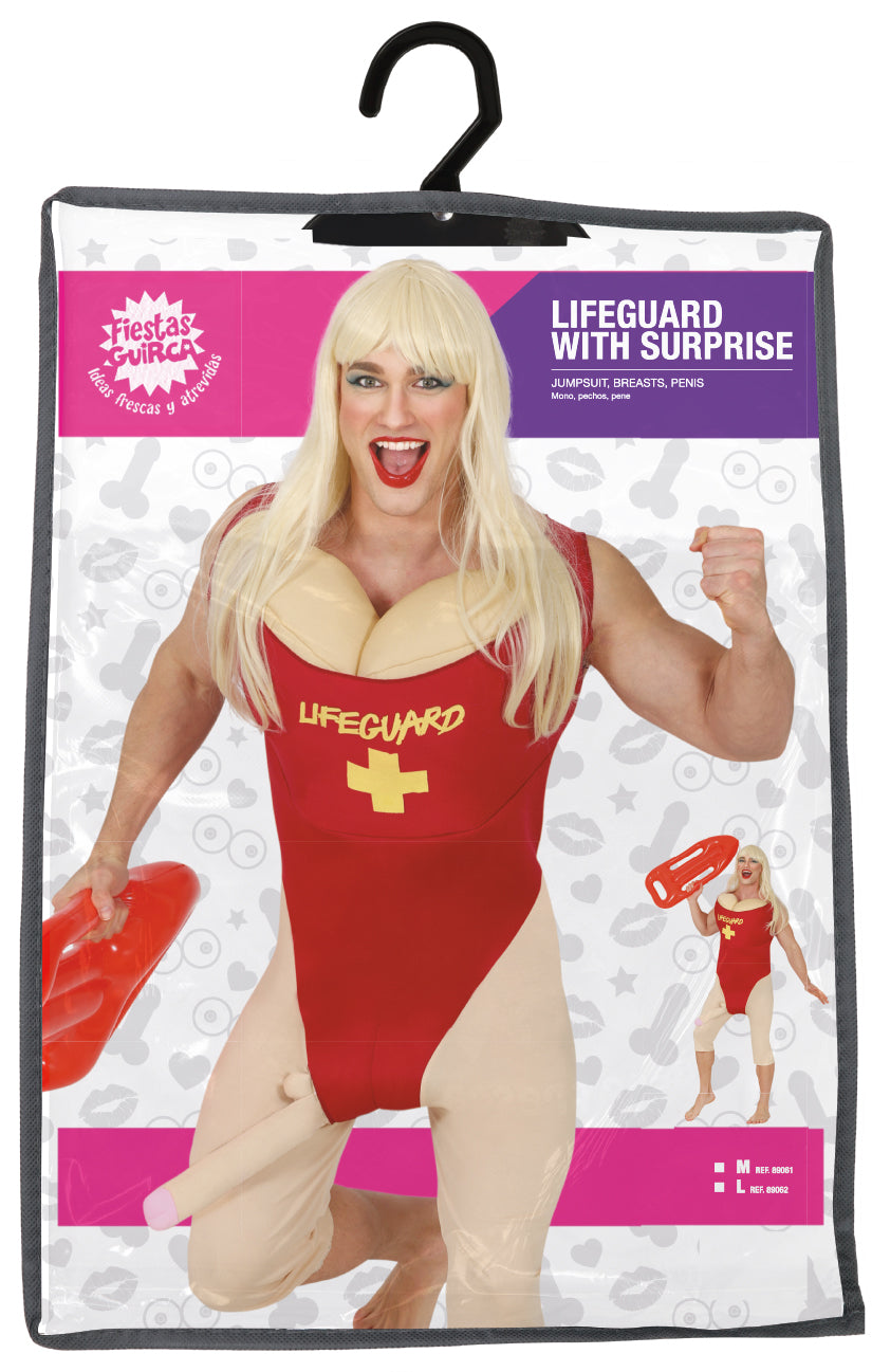 LIFEGUARD WITH PENNIS, ADULT, 52 – 54 (L)