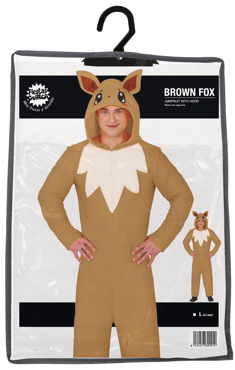 BROWN FOX, ADULT, 52 - 54 (L)