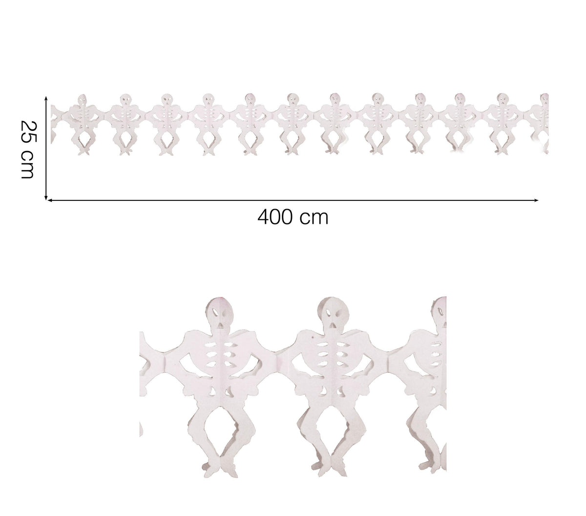 HALLOWEEN FANTASY SKELETON GARLAND, 25X300