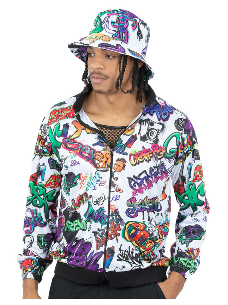 90s Hip Hop Graffiti Jacket - 1