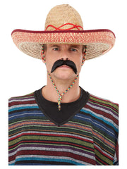 Sombrero Straw Hat, Brown - 1
