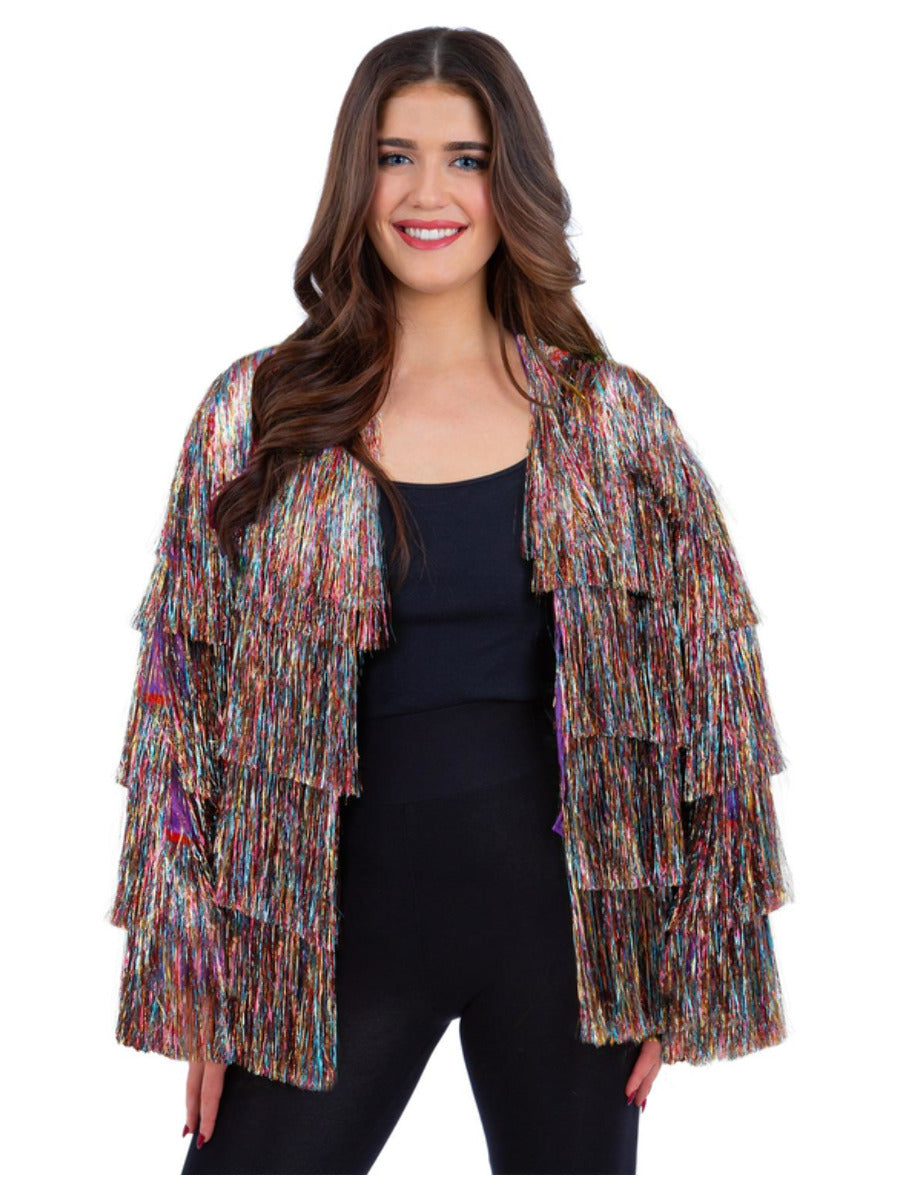 Fever Tinsel Festival Jacket, Rainbow Dreams  - 1