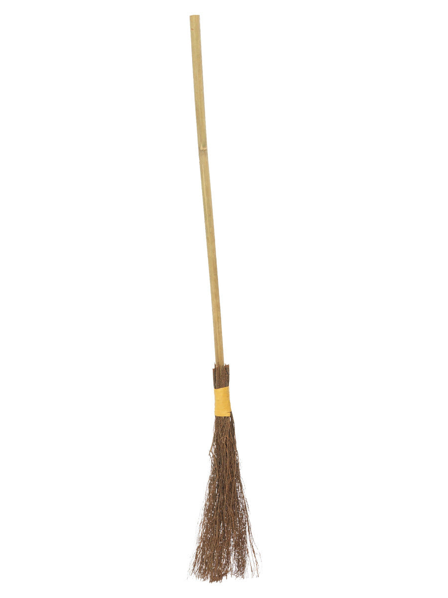Authentic Witch's Broom Stick, Brown - 1