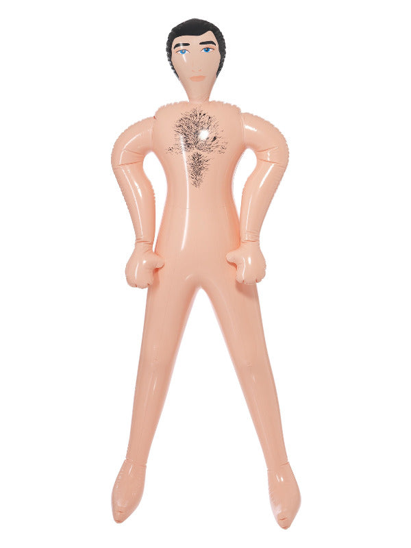 Inflatable Blow-Up Doll, Male, Pink - 2