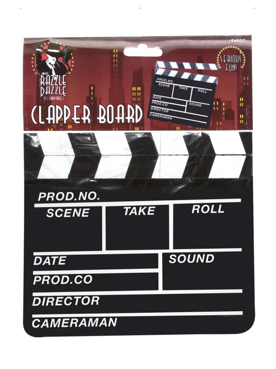 Hollywood Style Clapper Board, Black - 3