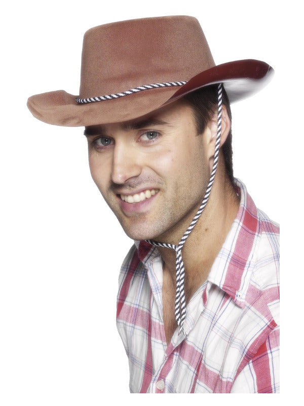 Cowboy Hat, Brown - 2