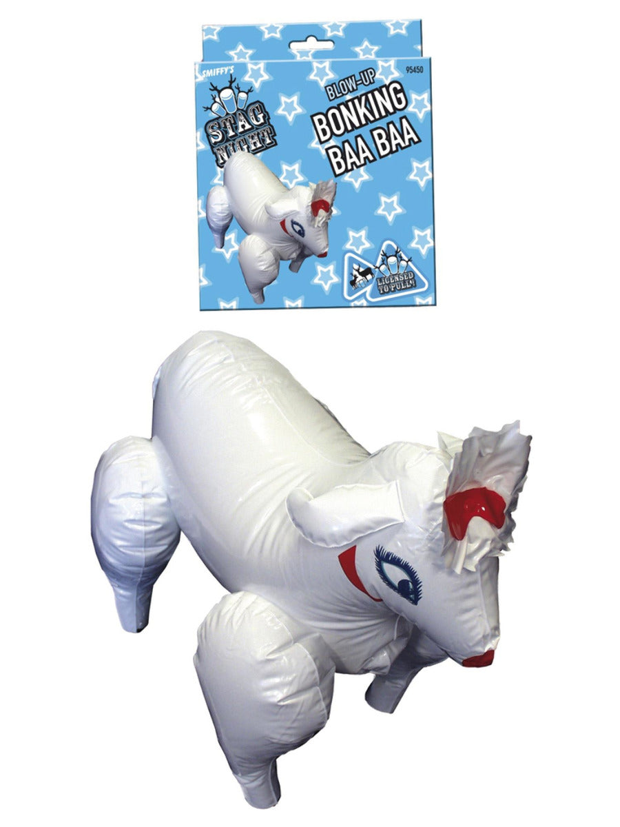 Inflatable Sheep, Bonking Baa Baa, White - 3