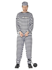 Convict Costume, Black & White - 1