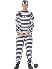 Convict Costume, Black & White 1