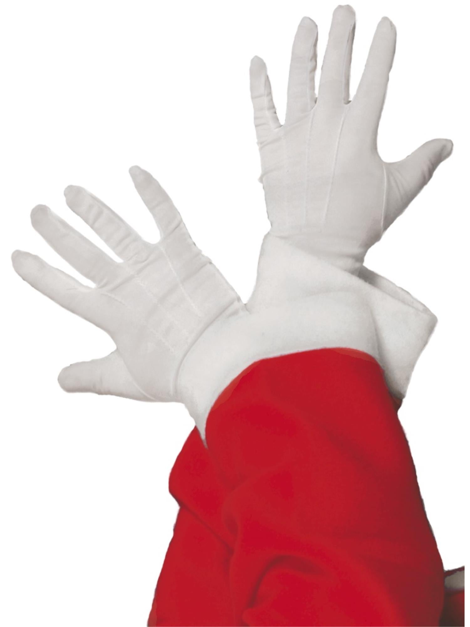 Santa Gloves, White 1