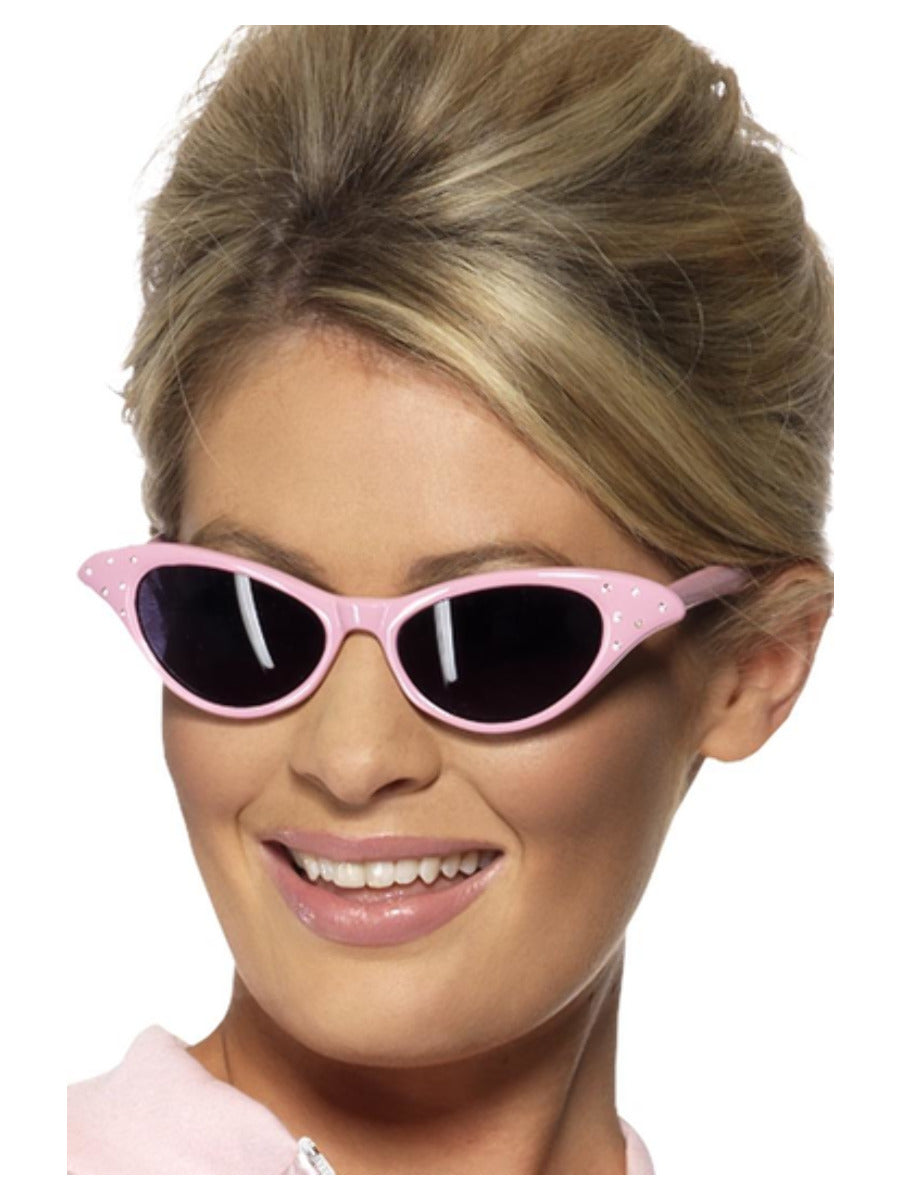 Flyaway Style Rock & Roll Sunglasses, Pink - 1