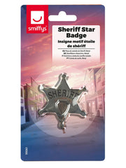 Sheriff Star Badge, Silver - 3