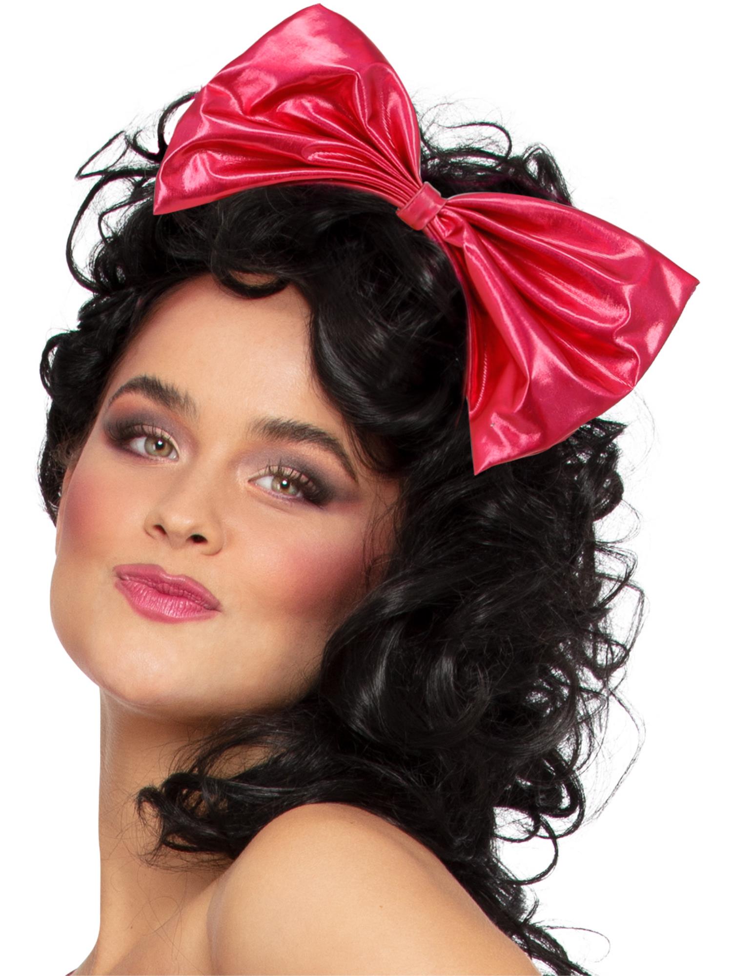 80s Metallic Pink Headband 1