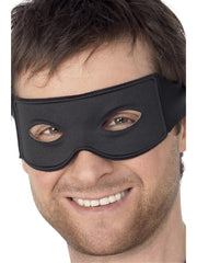 Bandit Eyemask and Tie Scarf, Black 1
