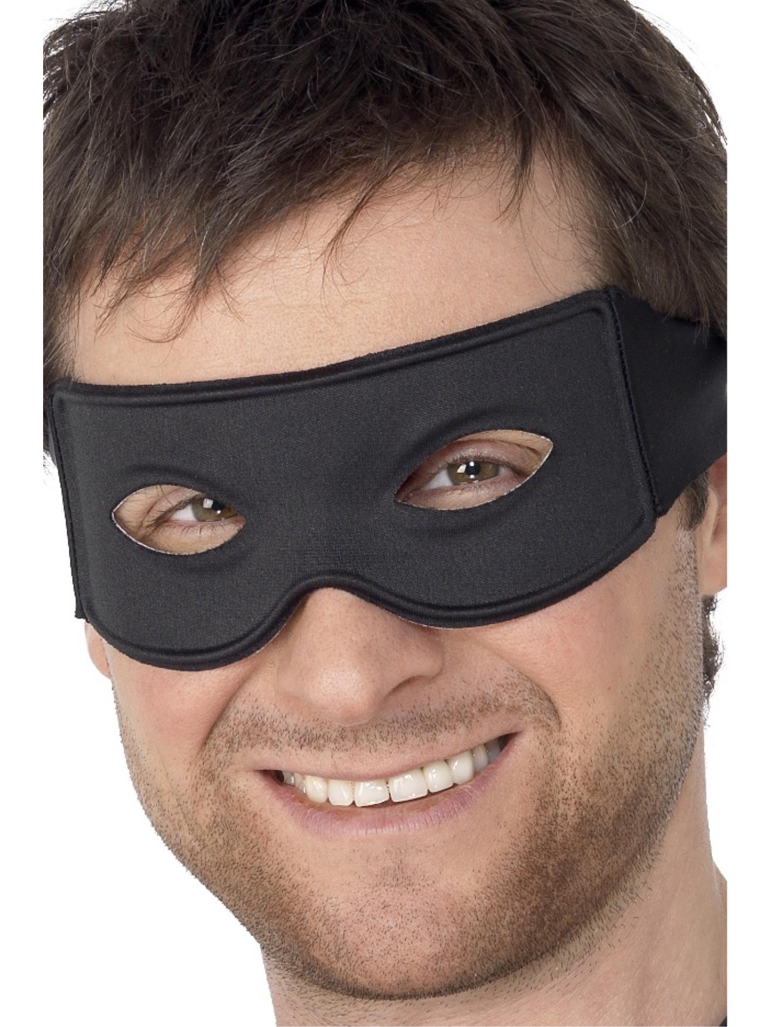 Bandit Eyemask and Tie Scarf, Black 1