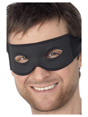 Bandit Eyemask and Tie Scarf, Black - 1