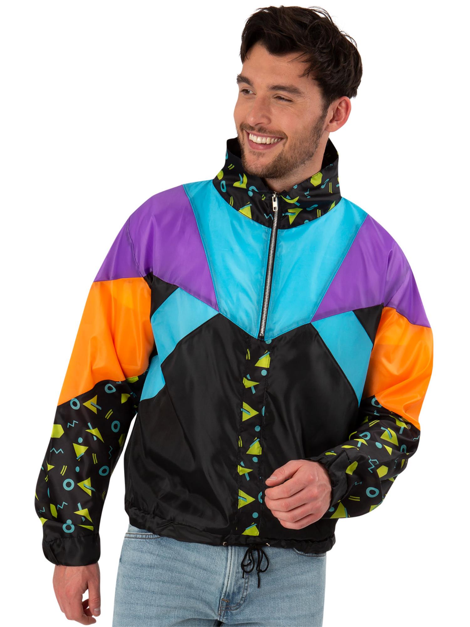 Unisex 80s Windbreaker Jacket 1