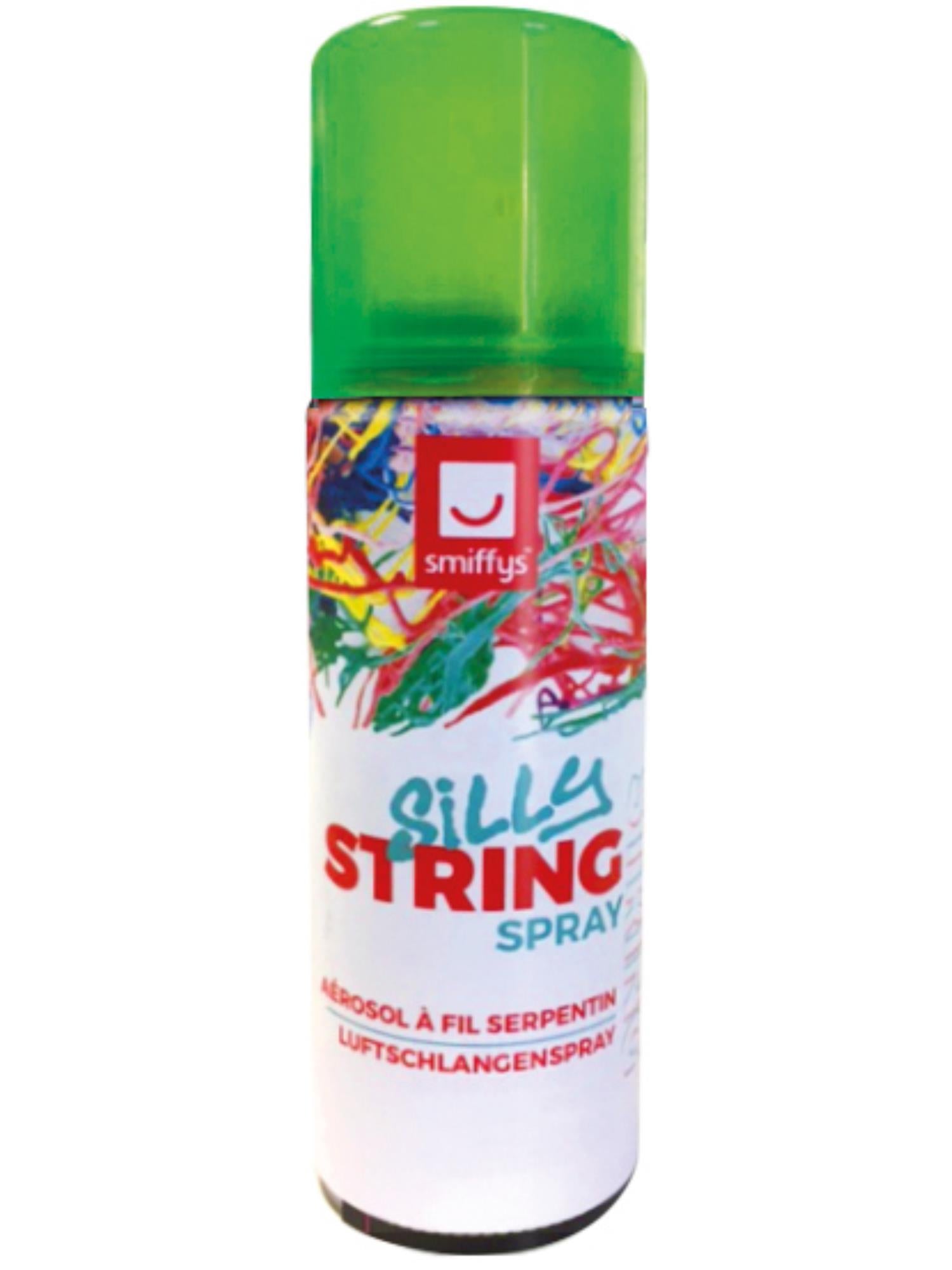 Silly String, Assorted Colours, Pack of 12 1