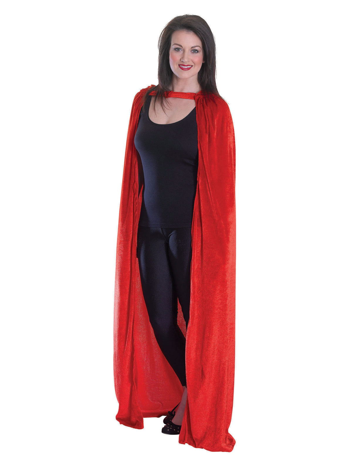 Velvet Red Hooded Cloak 2
