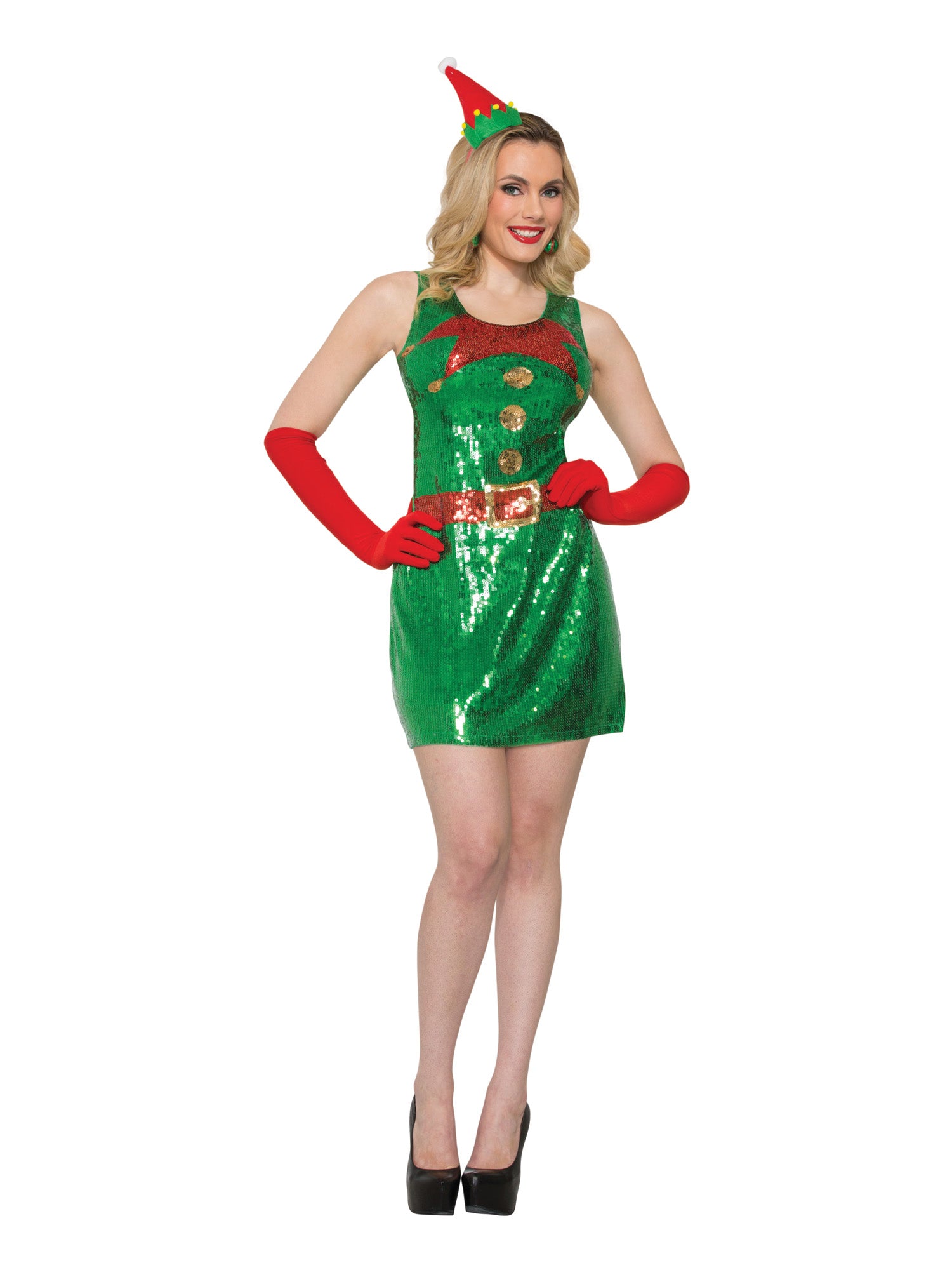 Elf Dress Sequin M/L