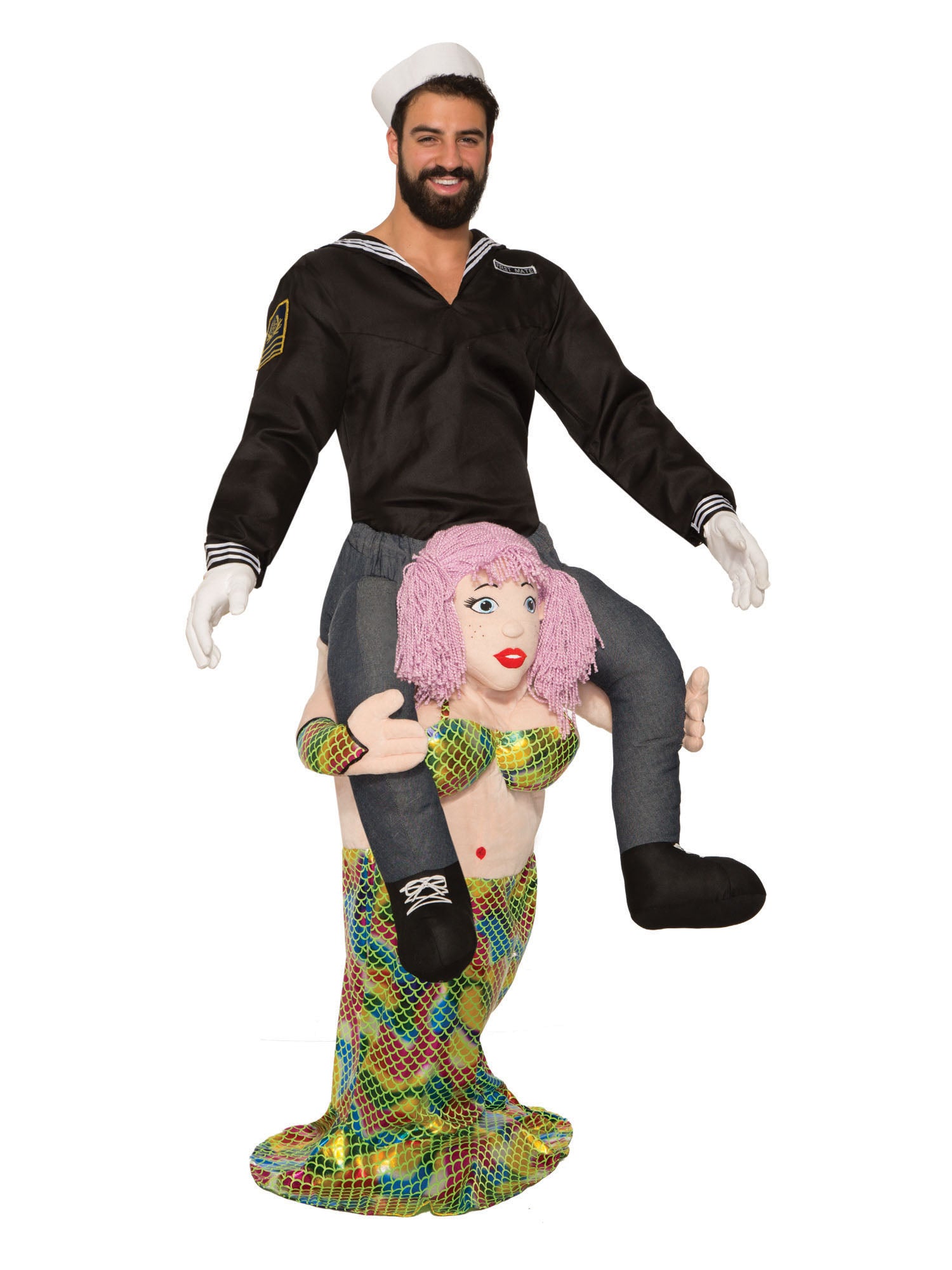 Piggy Back Mermaid Costume