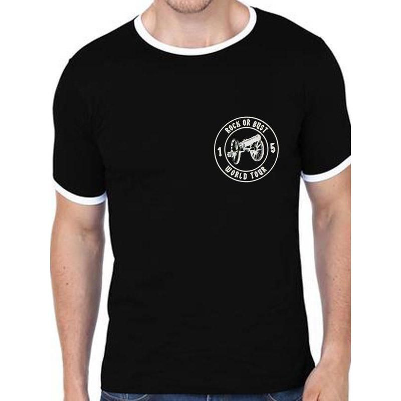 AC/DC Football Ringer No.15 T-Shirt 1