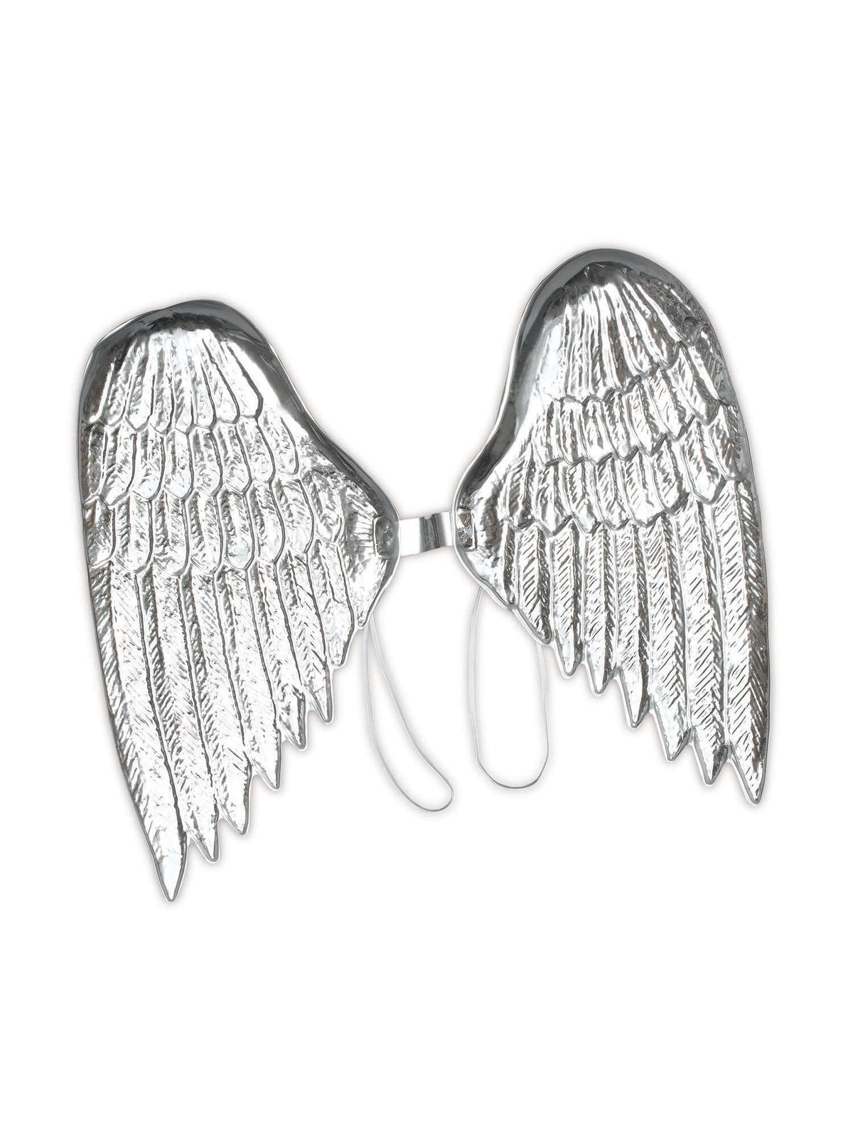 Angel Wings.Lge,Silver Plastic 1