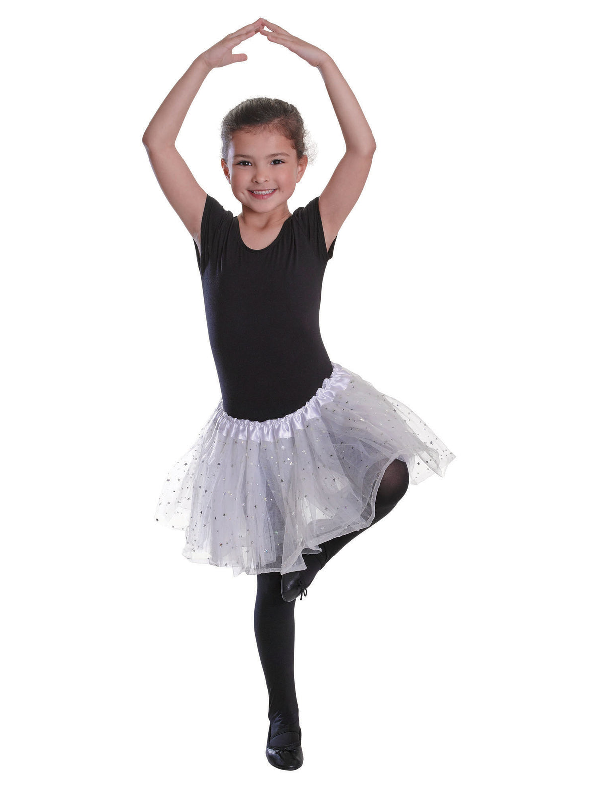 Tutu White With Sequin Stars 1