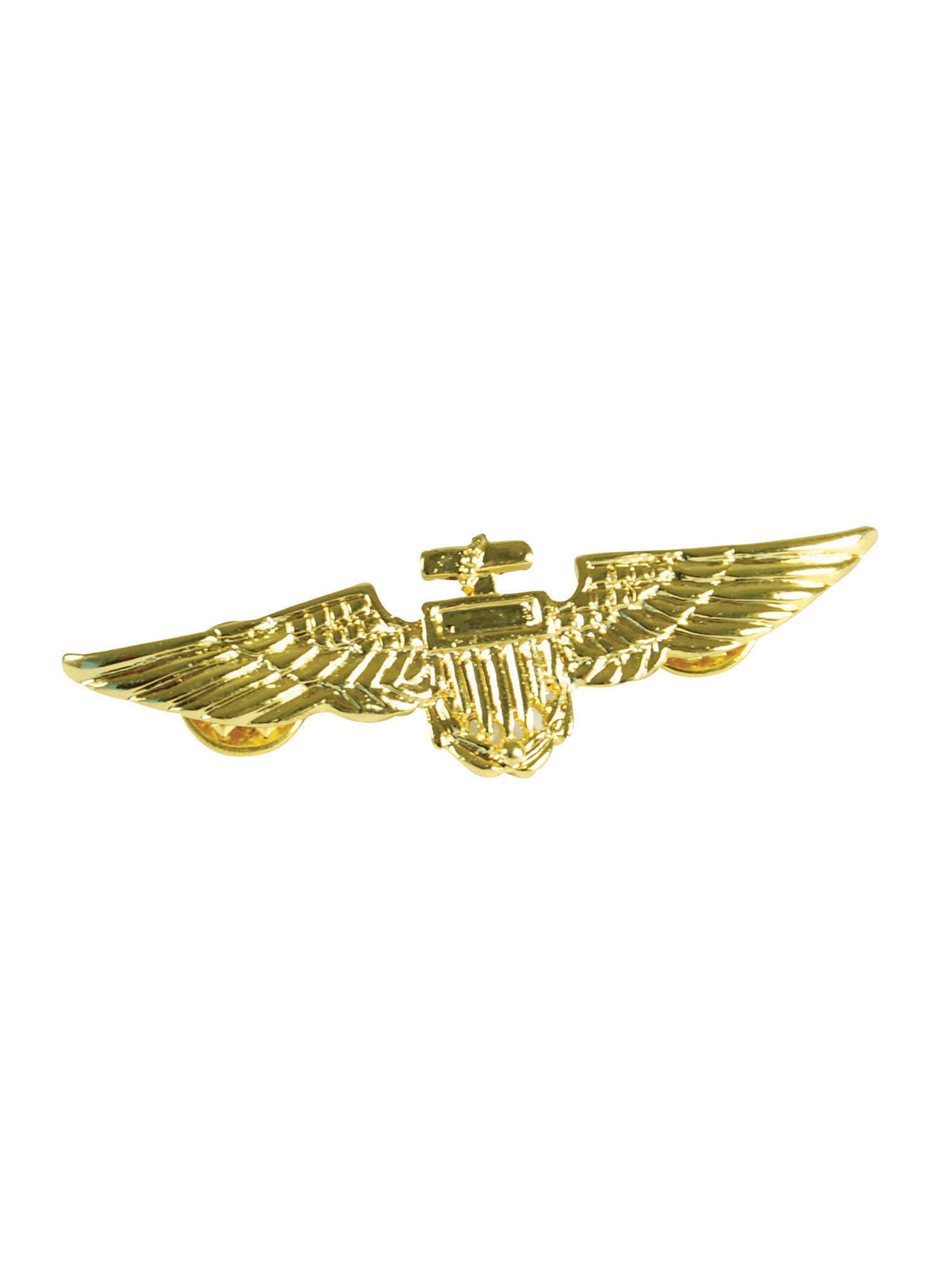 Aviator Pin Metal Gold 1
