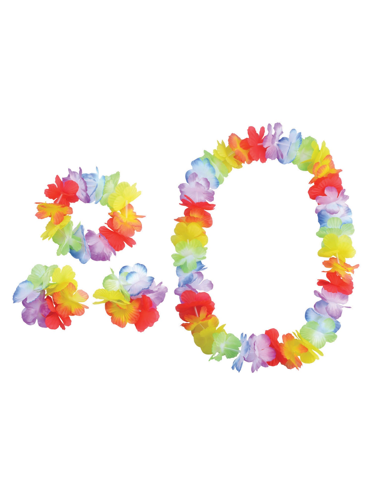 Hawaiian Leis. Silk Flowers