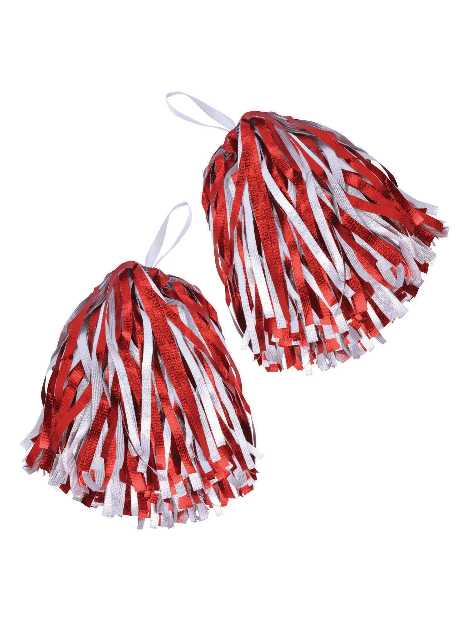 Pom Pom Red/White - Pair