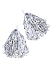 Pom Pom Silver/White - Pair