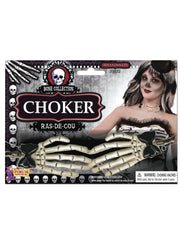 Skeleton Hand Choker***