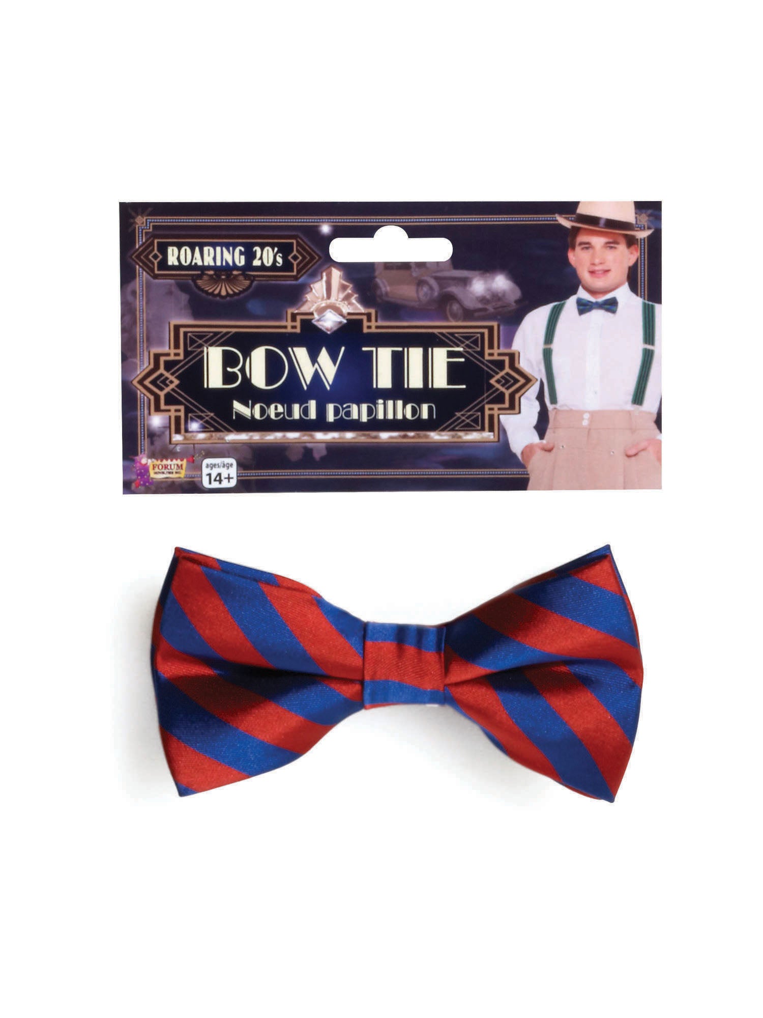 Bow Tie Striped Red/Blue