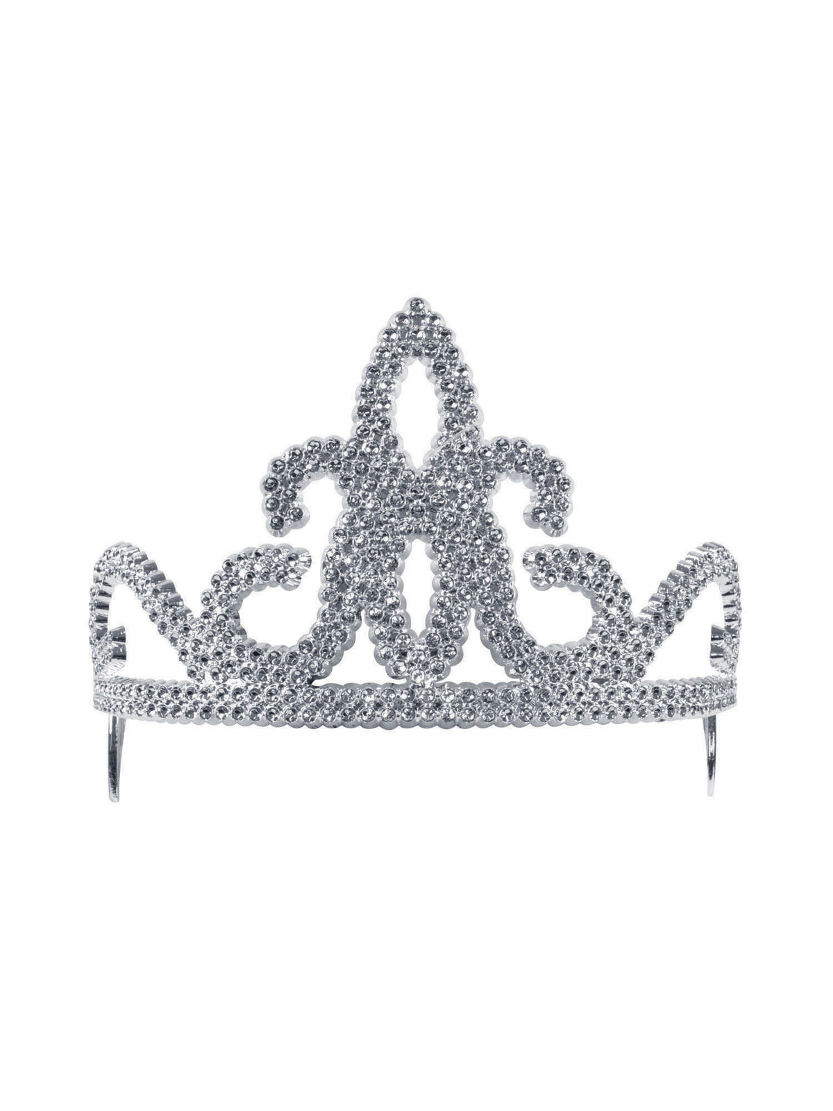 Tiara - Plastic - Silver (Twelve Pack) 1