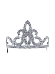 Tiara - Plastic - Silver (Twelve Pack) 1