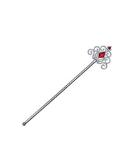 Silver Wand With Jewels
