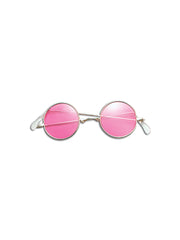 Lennon Glasses - Pink/Gold Frame