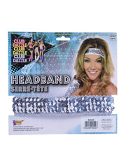 Sequin Headband Silver 1