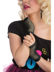 Fishnet Gloves - Short - Black 1