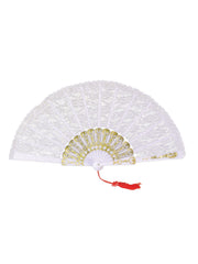 White Lace Fan