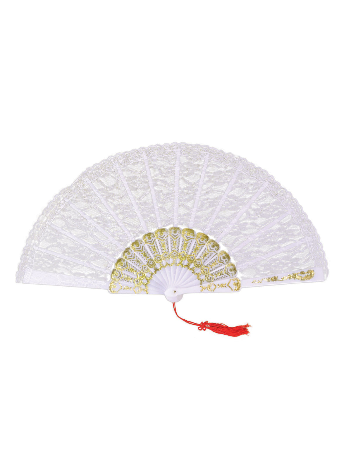 White Lace Fan 1