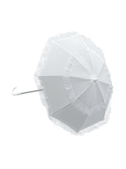 Parasol. White / Long Handle